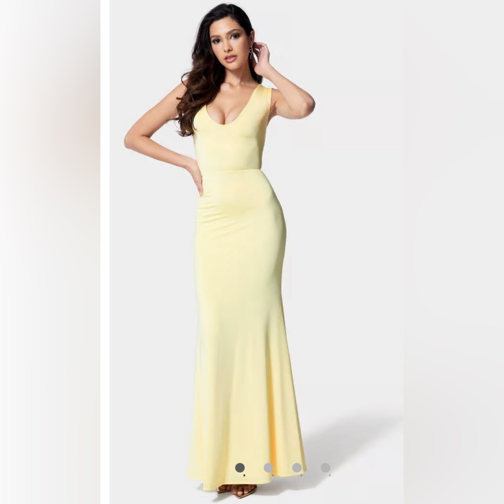 Yellow BeBe dress